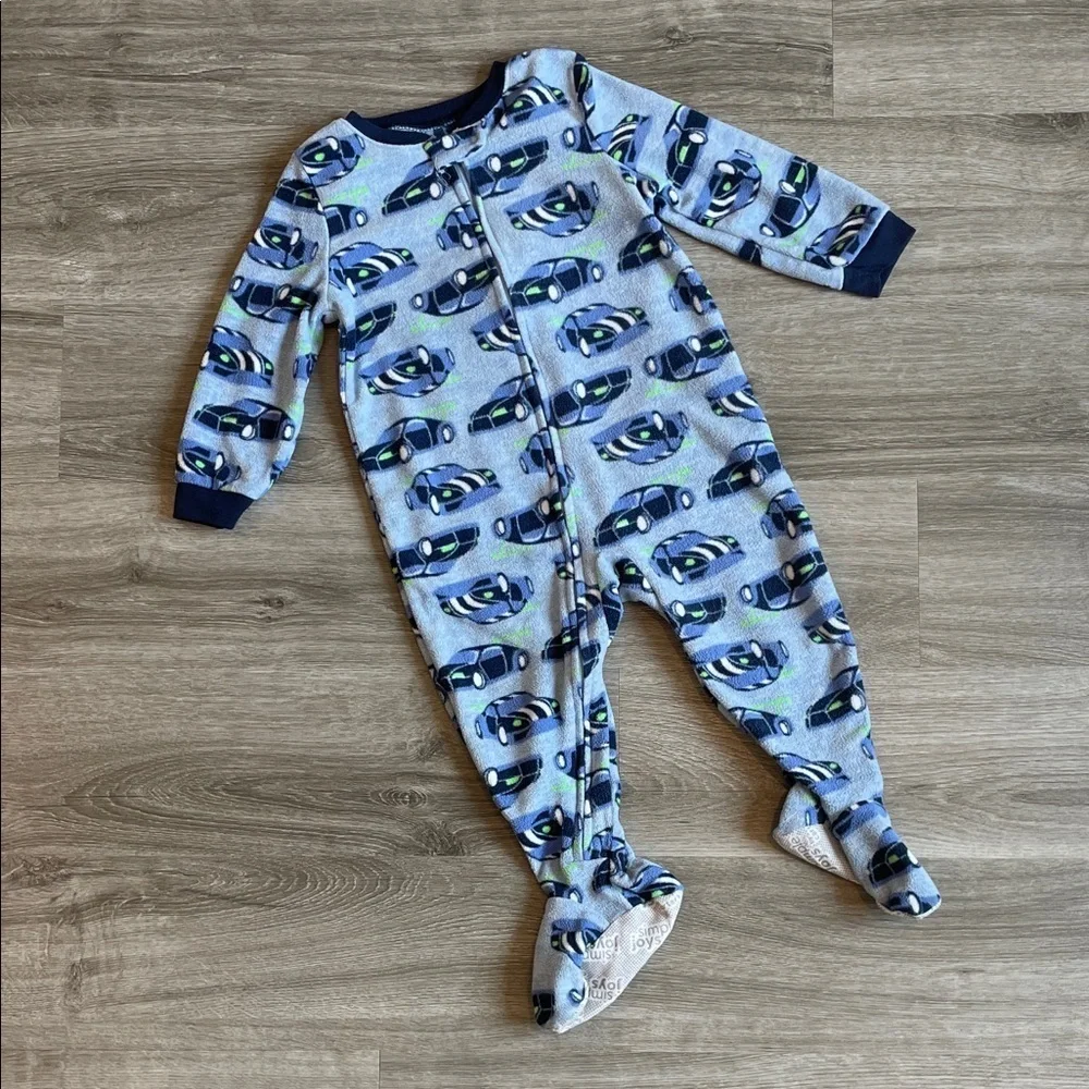 Carter's baby boys fleece zip up footie